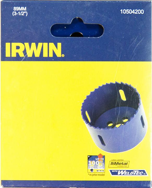Actual product image Irwin Crown "" BIMETAL 89 mm (89 millimetres)