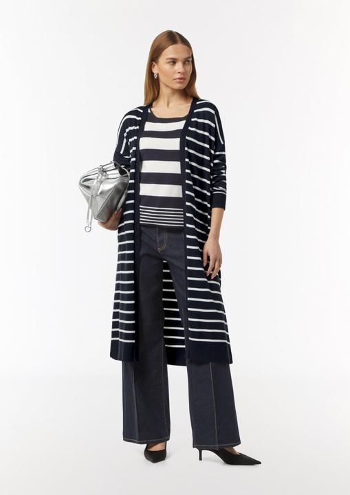 Immagine prodotto Comma Strickjacke Geringelter Longcardigan (34)