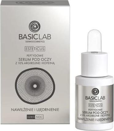 Immagine prodotto BasicLab Esteticus Trattamento Antirughe Occhi Idratazione e Rassodamento 15Ml (Siero per la cura degli occhi, 15 ml, Giorno)