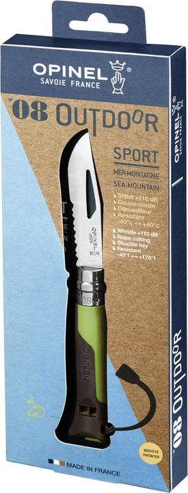Produktbild Opinel No 08 OUTDOOR Taschenmesser (8.50 cm)