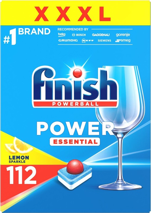 Image du produit Finish Puissance essentielle (Cachets, 112 x)