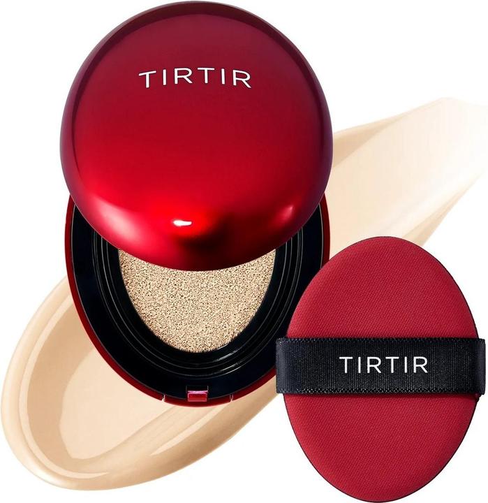 Actual product image TirTir Mask Fit Red Cushion Foundation - Full Coverage, Weightless, Skin Fit (17w French Vanilla)