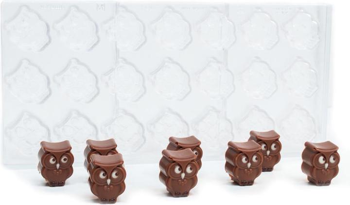Produktbild Pavoni Pralinenform Eulen