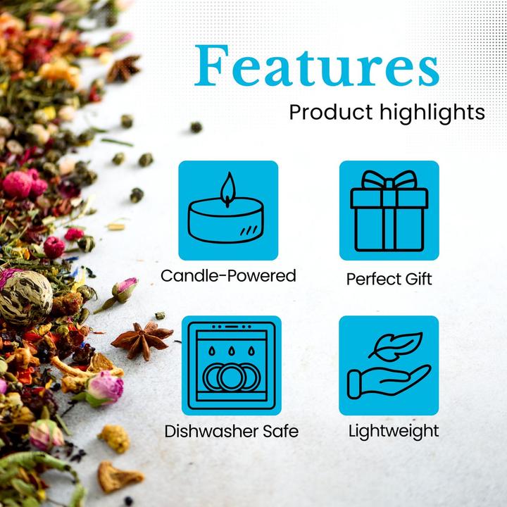 Produktbild Intirilife Teekannen Wärmer in SILBER