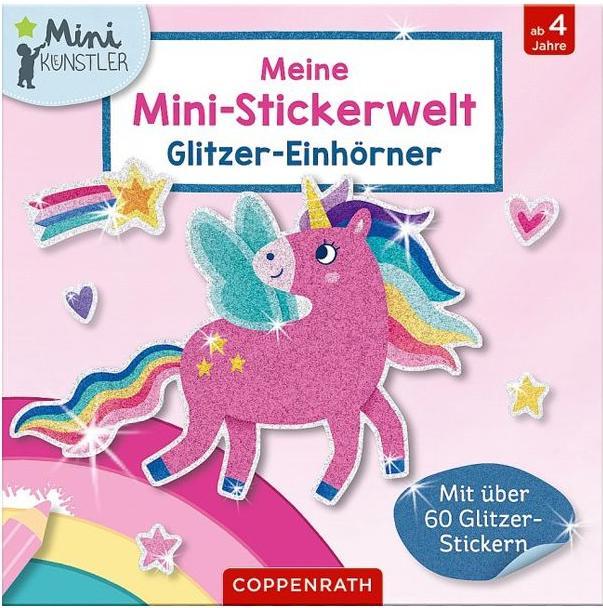 Die Spiegelburg Mini-Stickerwelt Glitzer-Einhörner