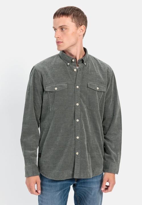 Produktbild Camel Active Langarm Hemd in Regular Fit aus Cord (6XL)