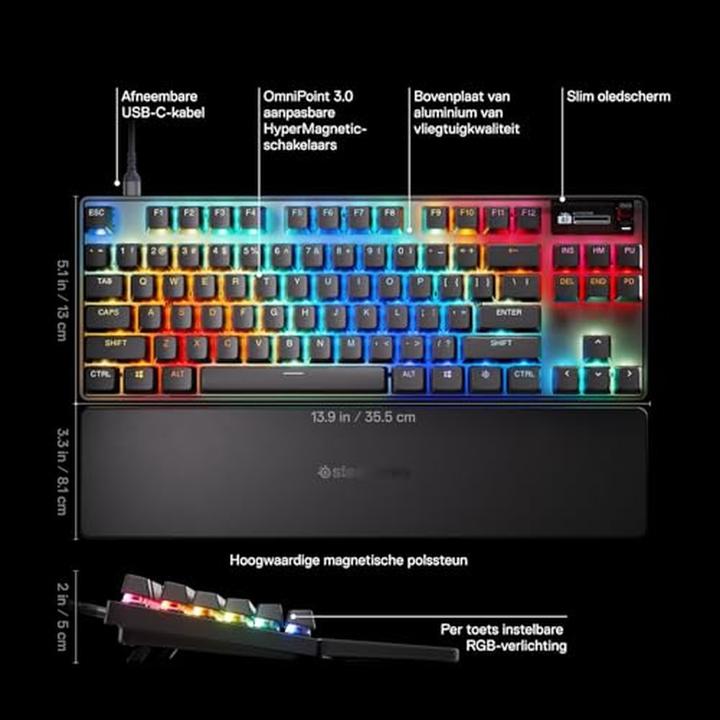 Image du produit SteelSeries Apex Pro Gen 3 (Allemagne, Filaire)