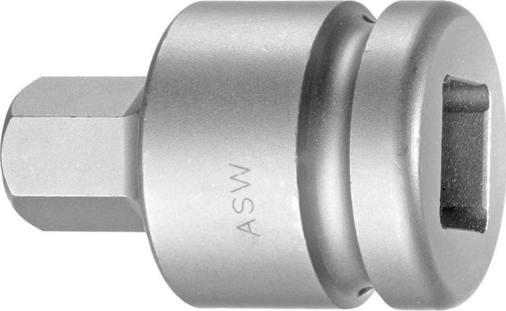 Actual product image ASW Power wrench socket bit 745 3/4 inch hexagon socket width across flats 24 mm length 62 mm (24 mm)