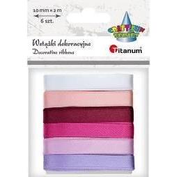 Teka Satinbänder 10mm/2m, 6 Farben