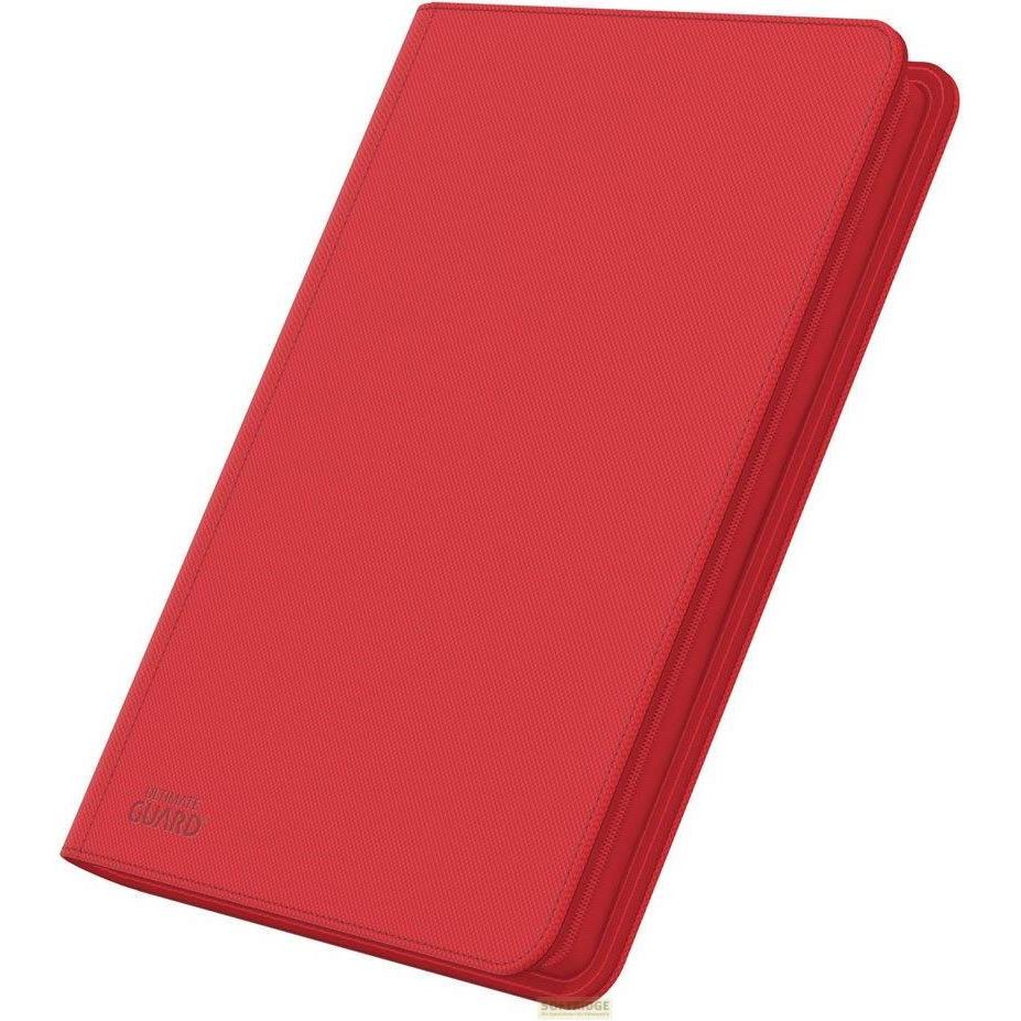 Ultimate Guard UGD010435 - Zipfolio 320 – 16-Pocket Xenoskin Kartenmappe, rot