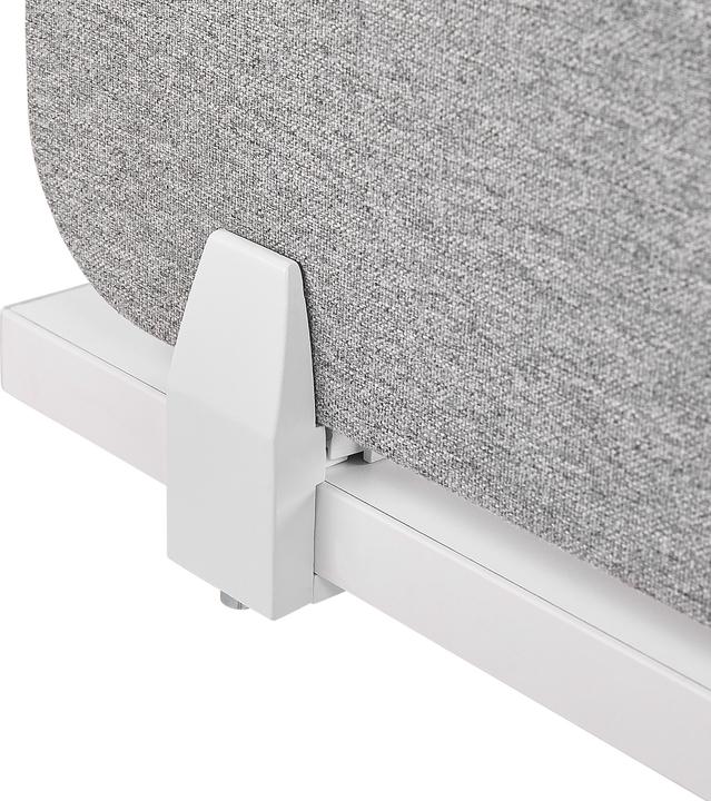 Produktbild Beliani Schreibtischtrennwand hellgrau 130 x 40 cm WALLY (130 x 40 cm)