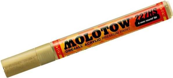 Produktbild Molotow Filzstift One4all 227HS metallic gold 228 (Metallic Gold, 4 mm, 1 x)