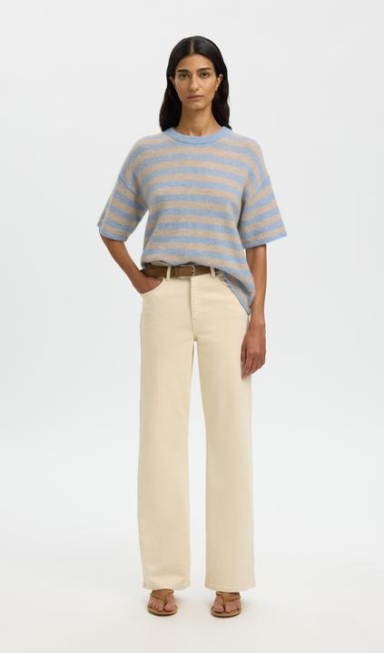 Produktbild Selected SLFLULU 2/4 KNIT O-NECK NOOS (L)