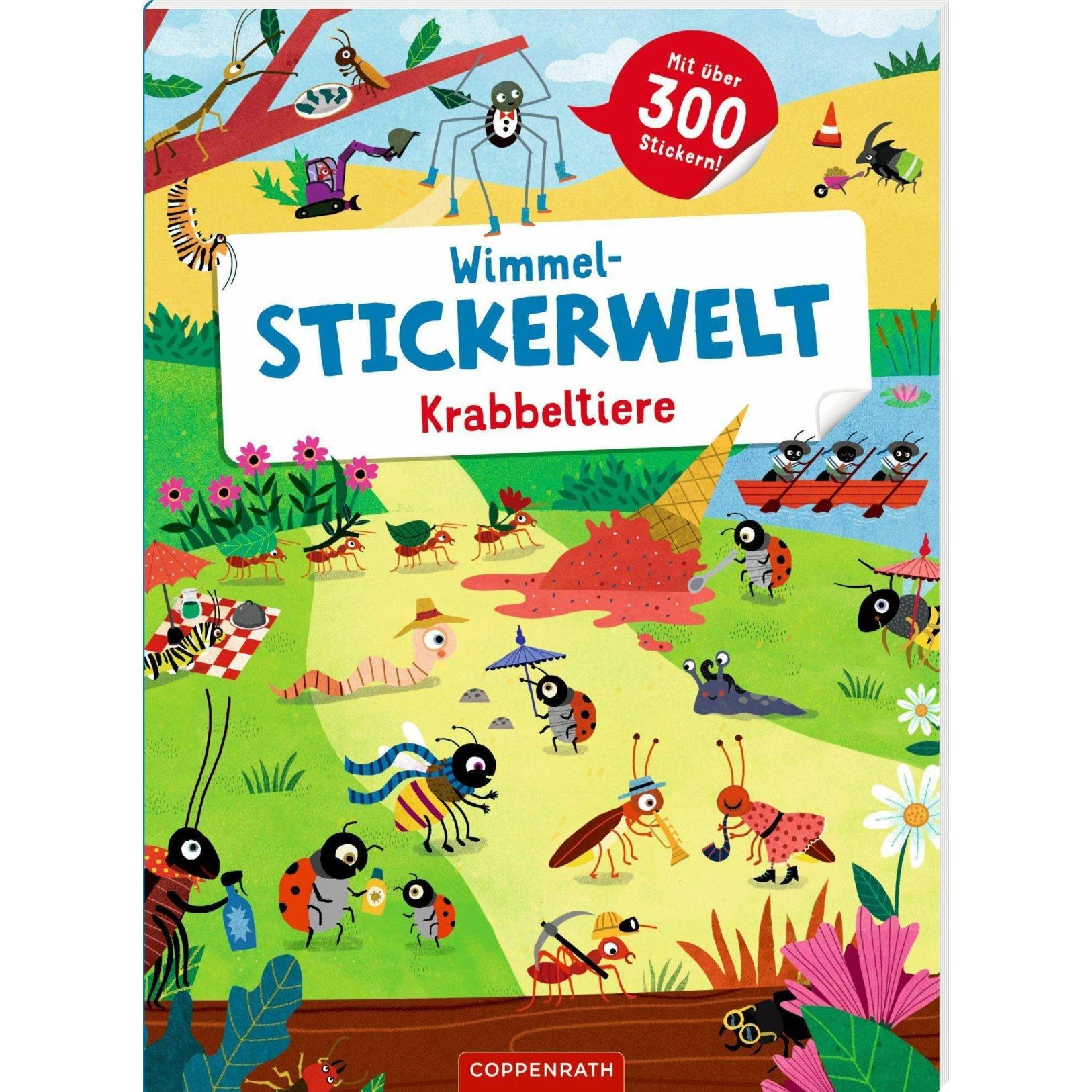Coppenrath, Sticker, Wimmel-Stickerwelt – Krabbeltiere