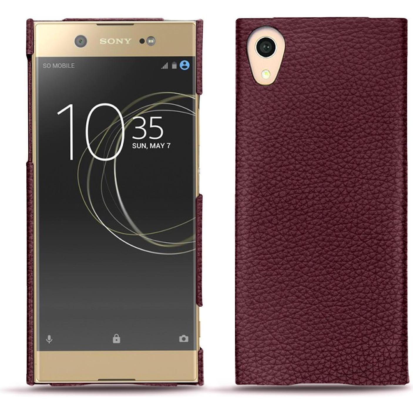Thumbnail - Noreve Lederschutzhülle (Sony Xperia XA1 Ultra), Smartphone Hülle, Violett