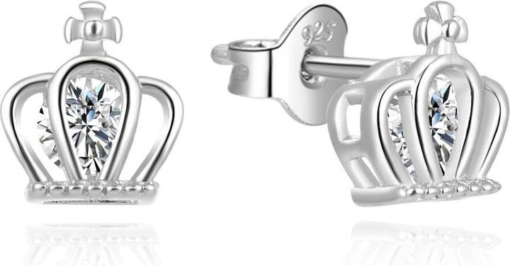 Immagine prodotto Beneto Orecchini moderni in argento Royal crown AGUP836L (L)