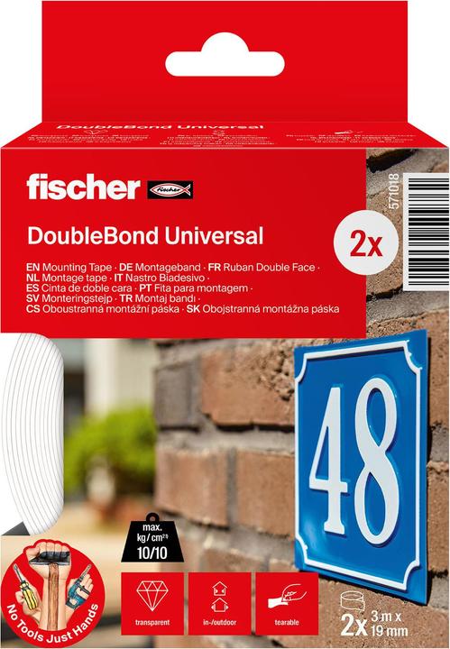 Image du produit Fischer GOW Multipack Bande de montage 3x19 (19 mm)