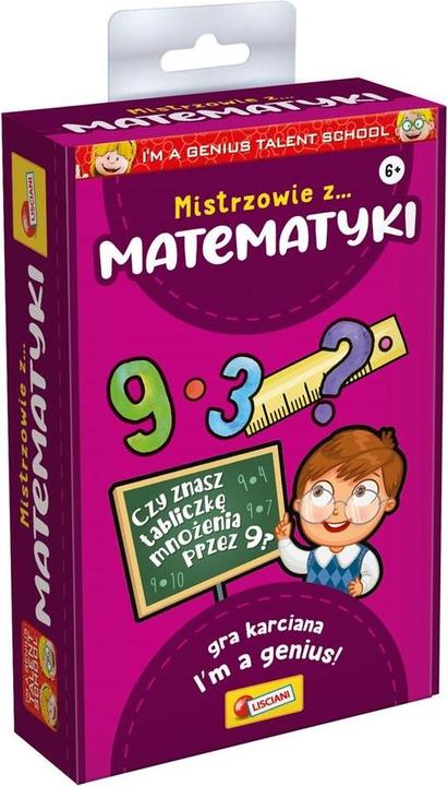 Actual product image Lisciani Math Masters game (English, Polish)