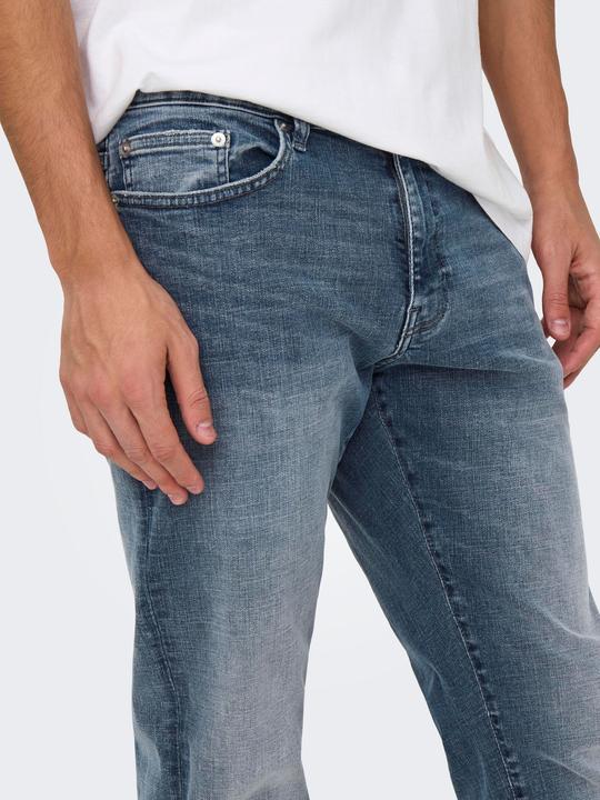Actual product image Only & Sons ONSWEFT Mittlere Taille Normal geschnitten Jeans Slim Fit Jeans (W30/L30)