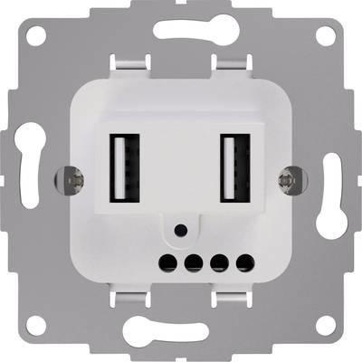 2USB 2U-449498 1-gang flush-mounted insert IP20 Light grey