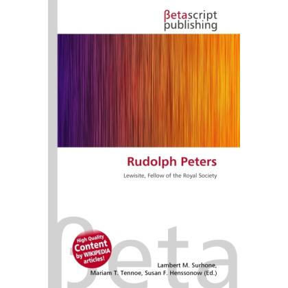 Rudolph Peters, Fachbücher von Lambert M. Surhone, Miriam T. Timpledon, Susan F. Marseken