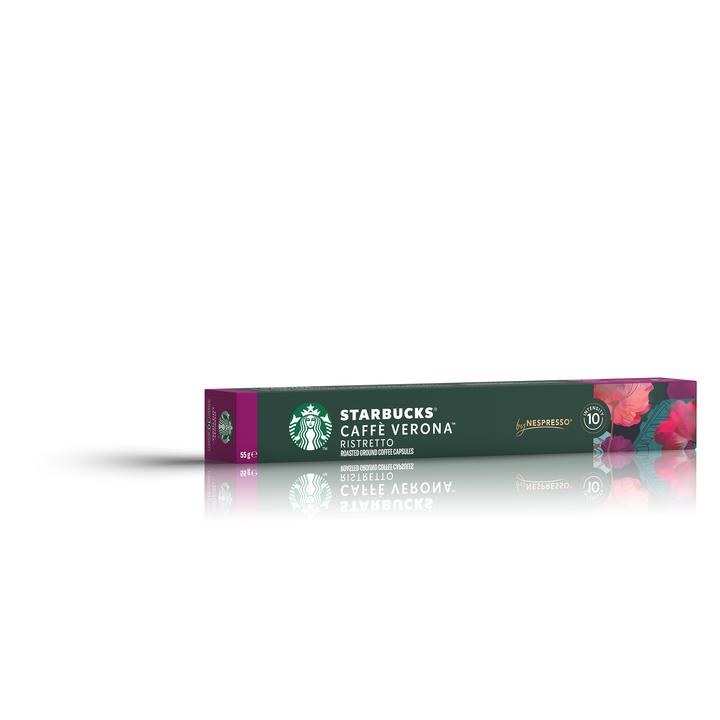 Actual product image Starbucks Caffè Verona by Nespresso Dark Roasts (10 x Port.)