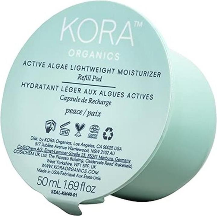 Actual product image Kora Active Algae Lightweight Moisturizer Refill Pod 50 ml (50 ml, 24h cream)