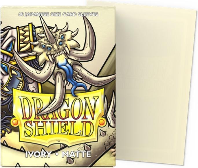 Actual product image Arcane Tinman Japanese Size Matte Sleeves Ivory (60 sleeves)