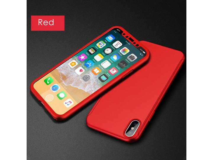 Actual product image Floveme 360 degree bulletproof glass case iPhone XS all-round protection (1 Piece, Apple iPhone XS)