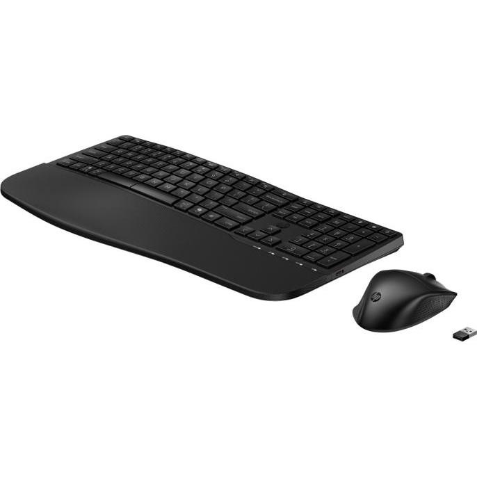 HP 680 Combinazione di tastiera e mouse a doppia modalità Comfort (Italiano, Senza fili), Tastiera, Nero