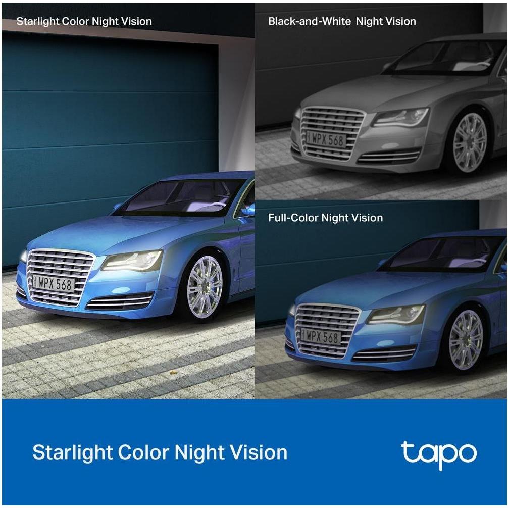 Thumbnail - TP-Link Tapo C520WS 4MP 360° Outdoor Kamera MicroSD (2560 x 1440 Pixels), Netzwerkkamera, Weiss, Schwarz