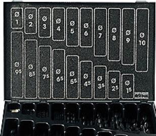 Actual product image Irwin HSS borkuffert, 170 pcs. (Ø1-10mm)