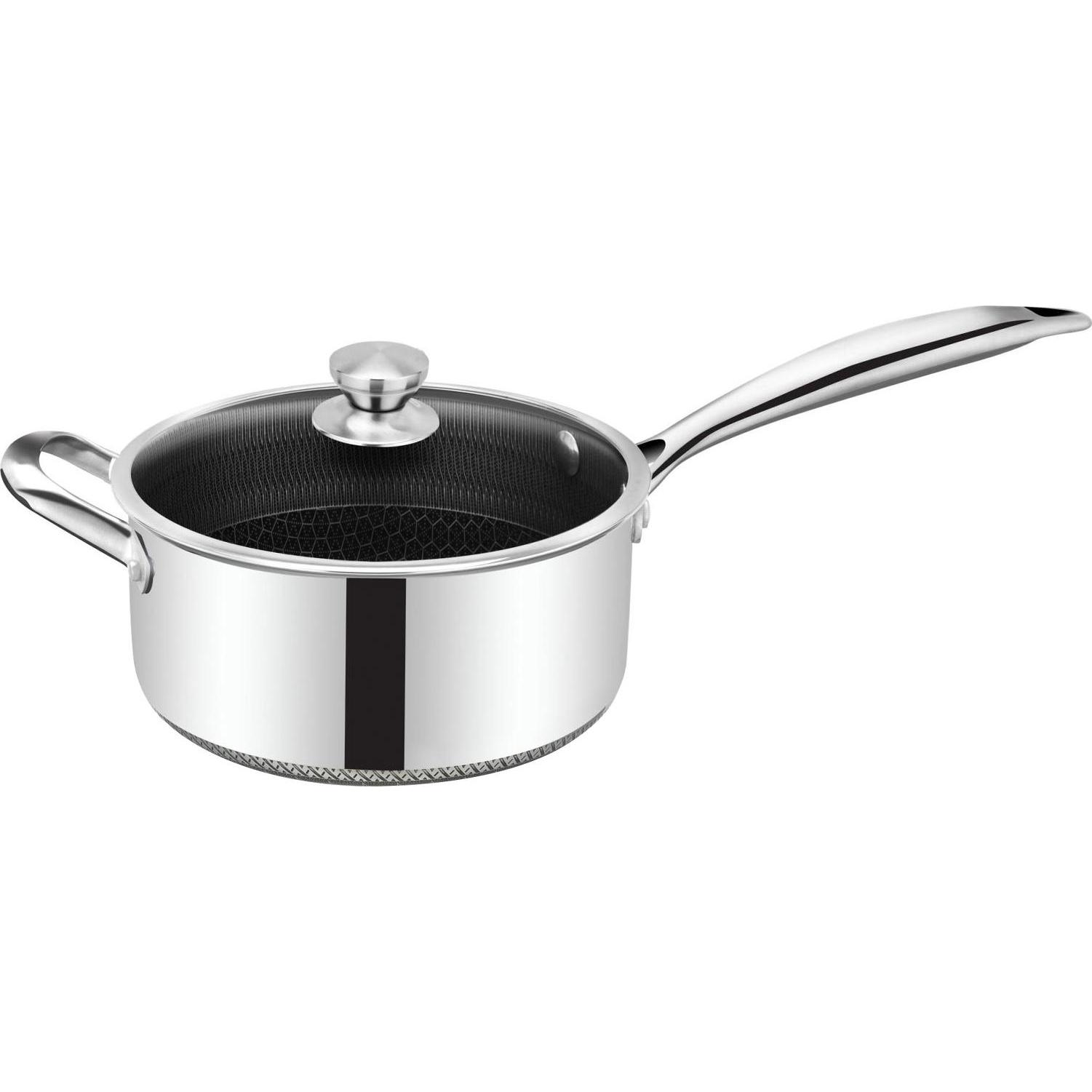Cheffinger Saucentopf 20 cm - Edelstahl, Pfanne + Kochtopf, Grau