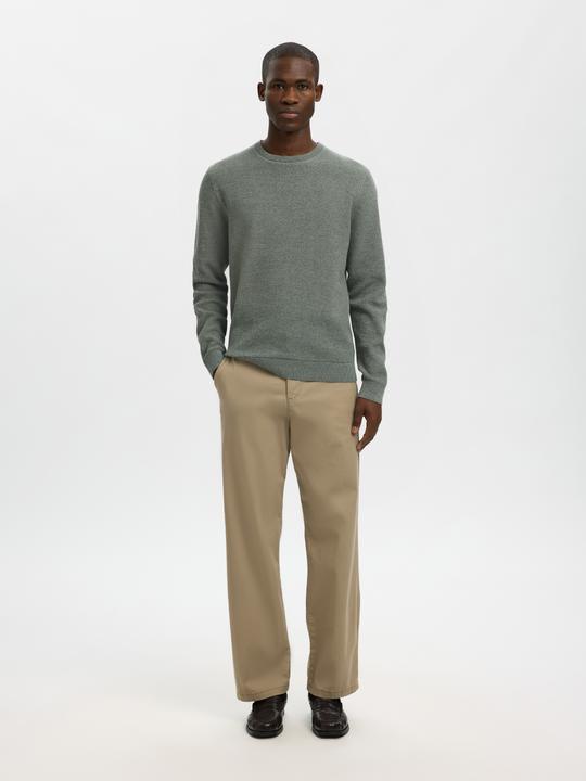 Produktbild Selected Slhross Ls Knit Structure Crew Neck Noos (M)