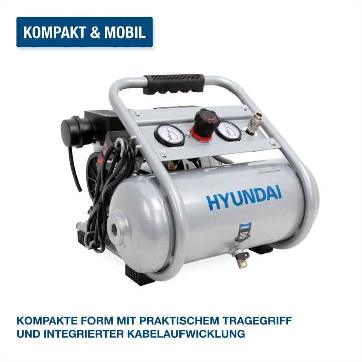 Image du produit Hyundai Silent Kompressor SAC75008IC (9 bar, 8 l)