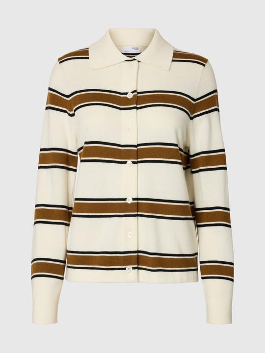 Produktbild Selected 100% Merinowoll Langarm-Poloshirt (M)