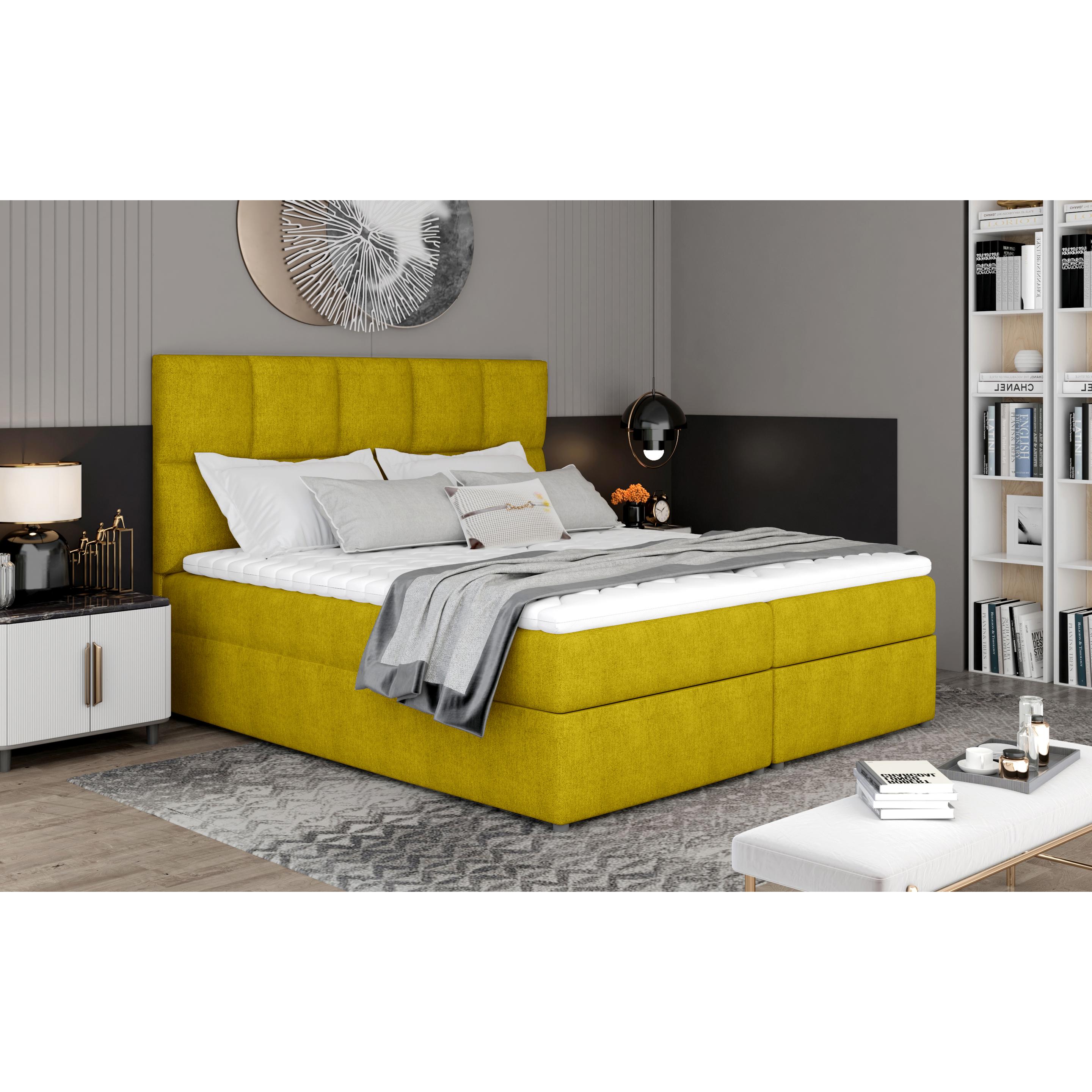 ELTAP, Bett, Glossy mit Stauraum (160 x 200 cm)