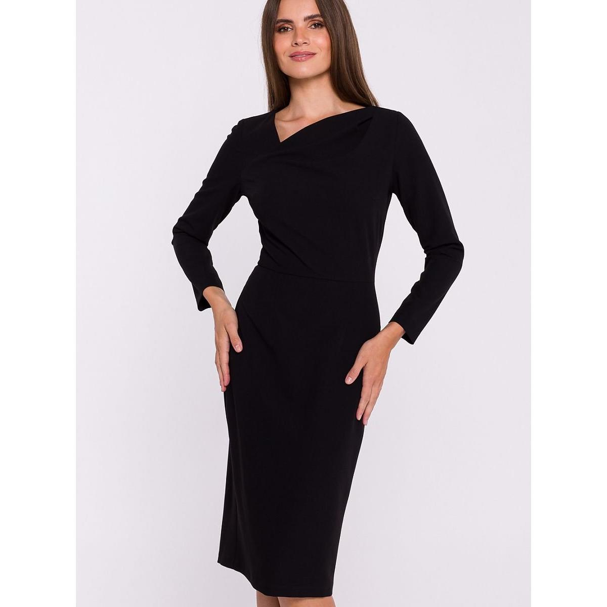 Stylove, Damen, Kleider, Alltagskleid, Schwarz, (XL)