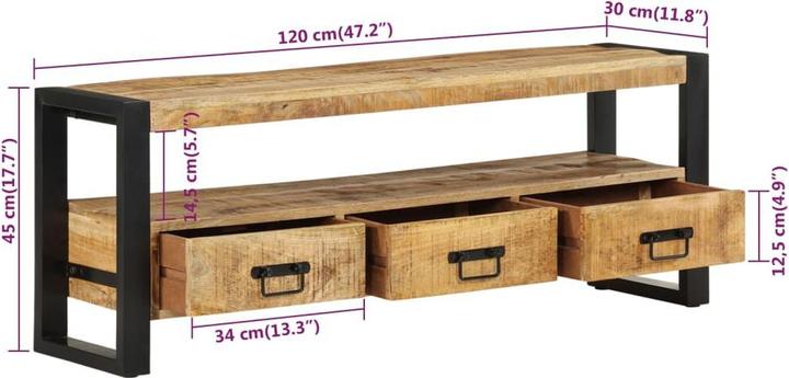 Image du produit VidaXL Helena (120 x 45 cm)