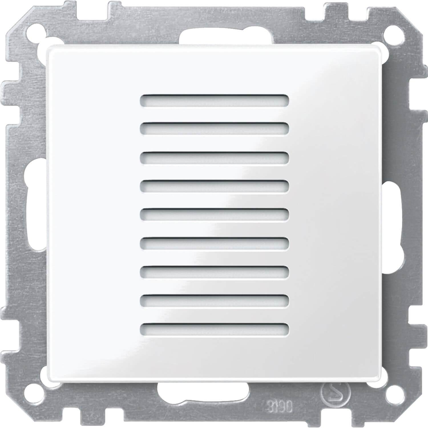 Merten Regolatore di temperatura ambiente per MEG6221-0319, Termostato, Bianco