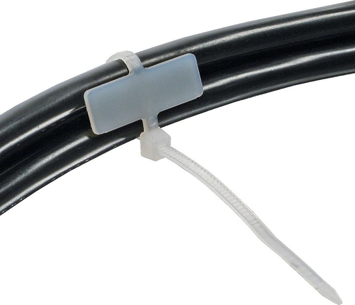 Actual product image InLine Cable tie with labelling area (Plastic cable ties, 100 mm, 100 pcs.)