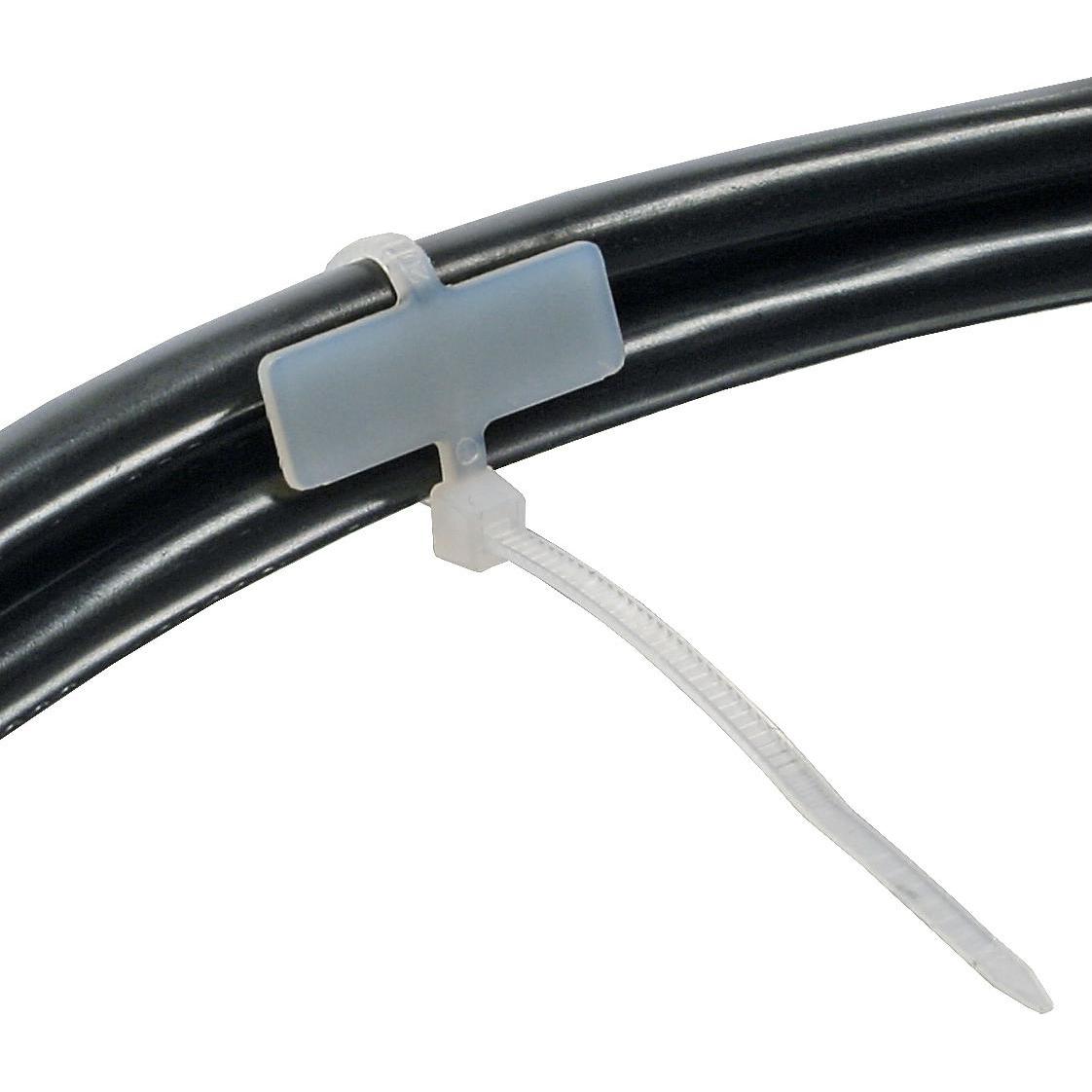 Thumbnail - InLine, Kabelbinder, Kabelbinder mit Beschriftungsfläche (Kunststoffkabelbinder, 100 mm, 100 Stk.)