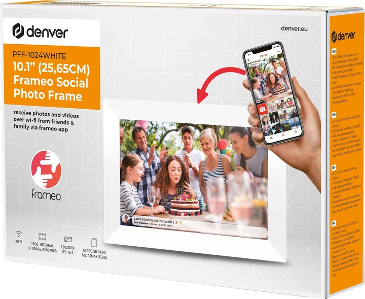 Actual product image Denver Frameo PFF-1024 (10.10", 1280 x 800 pixels)
