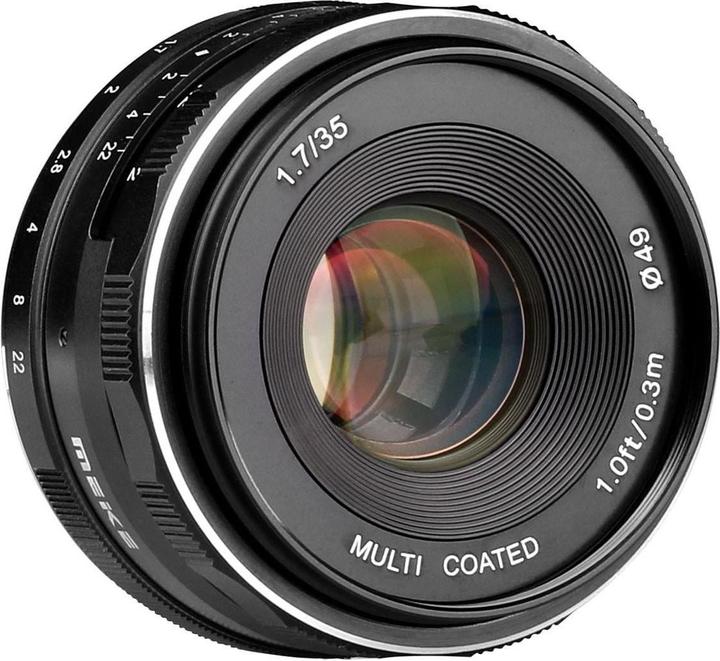Actual product image Meike 35mm f/1.7 Fuji X (Fujifilm X, APS-C / DX)
