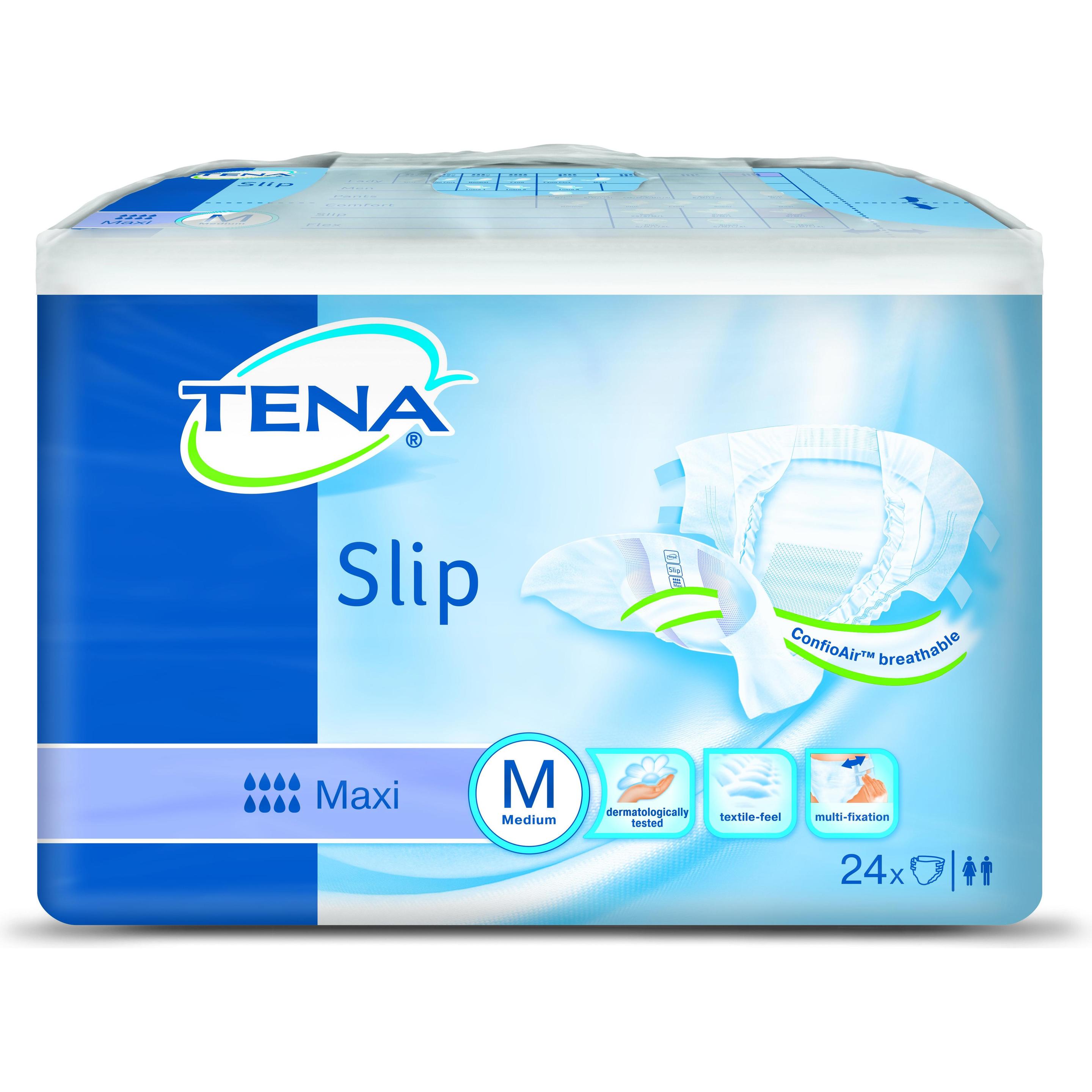 Tena, Inkontinenzhygiene, Slip Maxi (24 x, M)