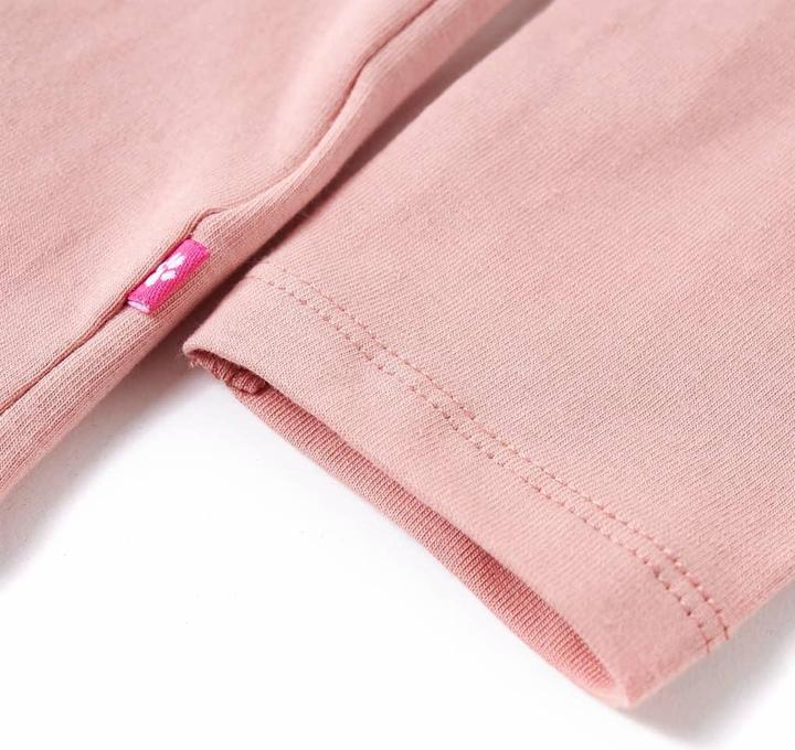 Produktbild vidaXL Kinder-Langarmshirt Rosa 128,Material: 95 % Baumwolle. 5