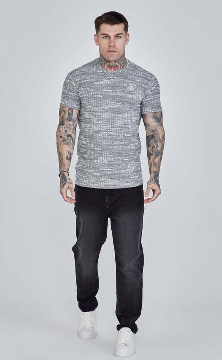 Immagine prodotto Siksilk Maglietta a maglia a coste (L)