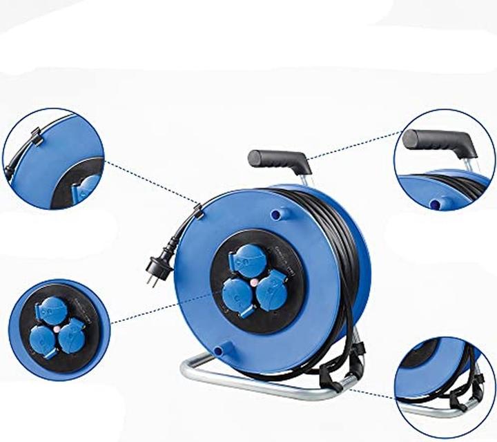 Produktbild As - Schwabe Outdoor Camping-Kabeltrommel (25 m, 2.50 mm²)
