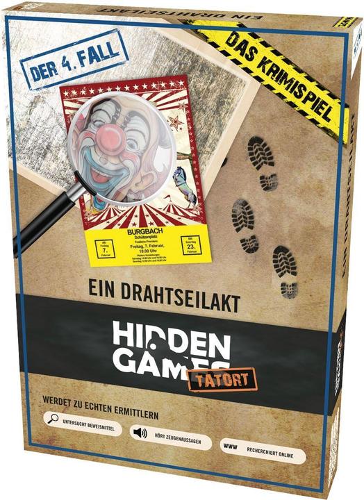 Hidden Games Tatort Krimispiel Fall 4 Ein Drahtseilakt Escape-Room Spiel (Deutsch)
