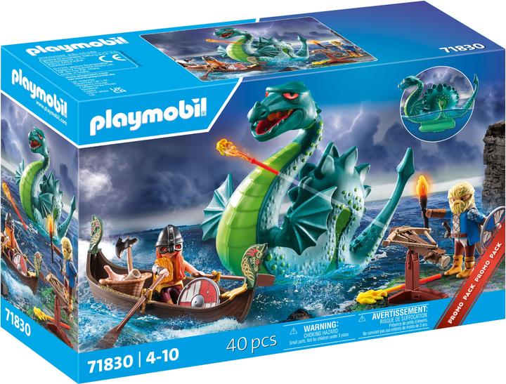 Image du produit Playmobil Viking avec un monstre marin (71830, Histoire de Playmobil)